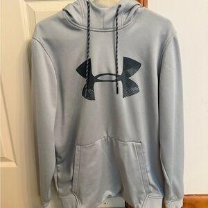 Gray hooded Under Armor hooded Sweatshirt